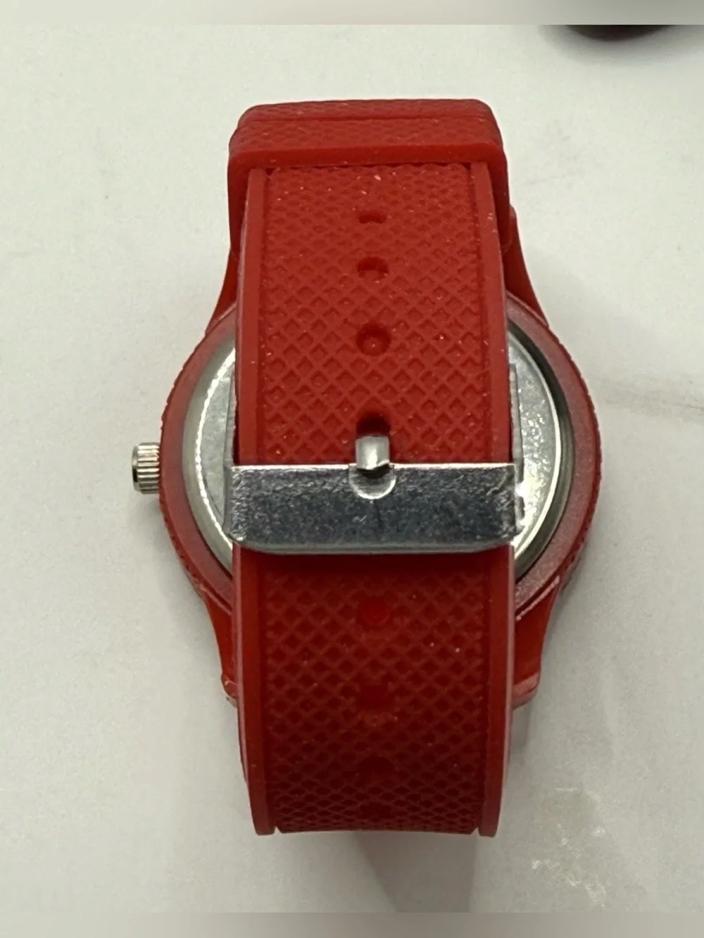 Rare Red Lacoste x Polaroid L.12.12 Special Edition Watch Mint EUC